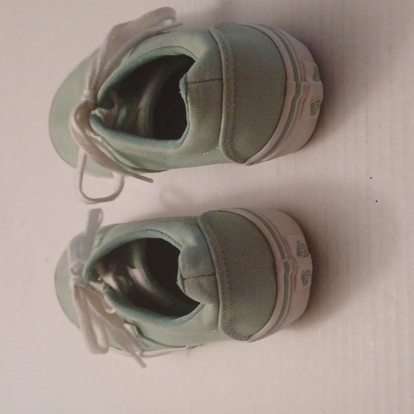 4/$40 Mint Green Vans Sneakers - Size US 3 (Missy) - Picture 5 of 12